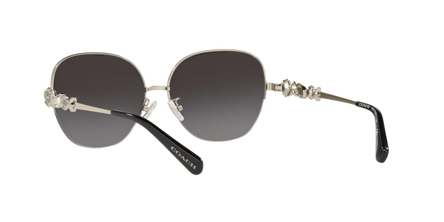 Charm Story Metal Round Sunglasses - COACH Saudi Arabia Official Site