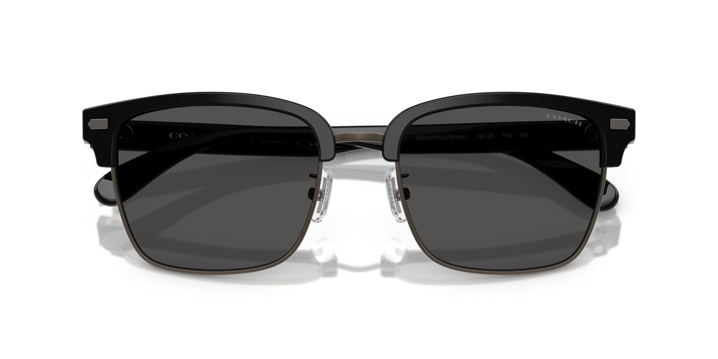 0HC8412-Acetate Man Sunglass-Gunmetal / Black