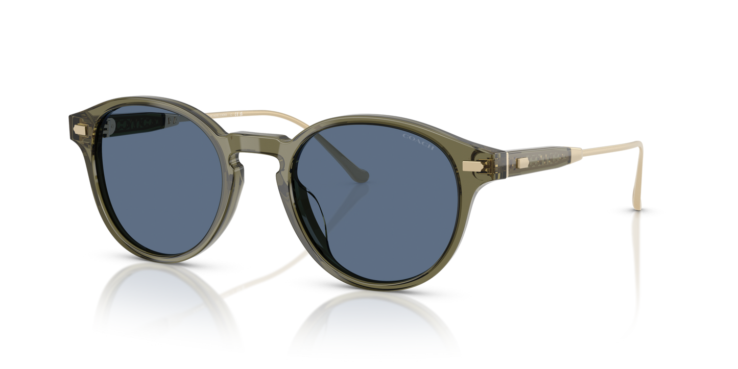 0HC8428U-Coach Sunwear-Transparent Olive