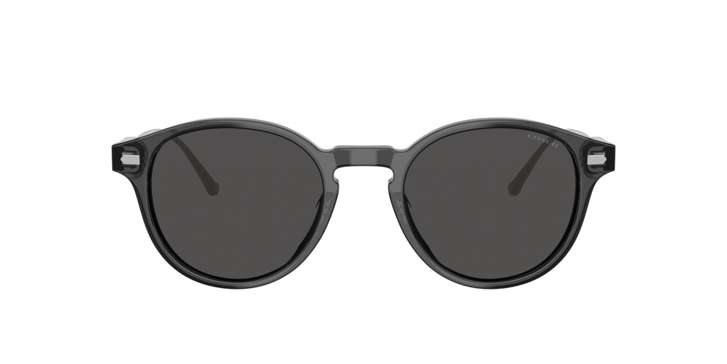 0HC8428U-Coach Sunwear-Transparent Grey