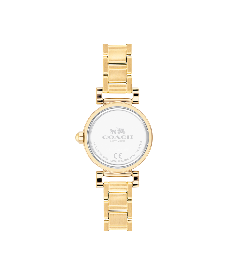 14502403-Coach Madison Fashion Small Gold Plated Bracelet Watch-Gp Bracelet