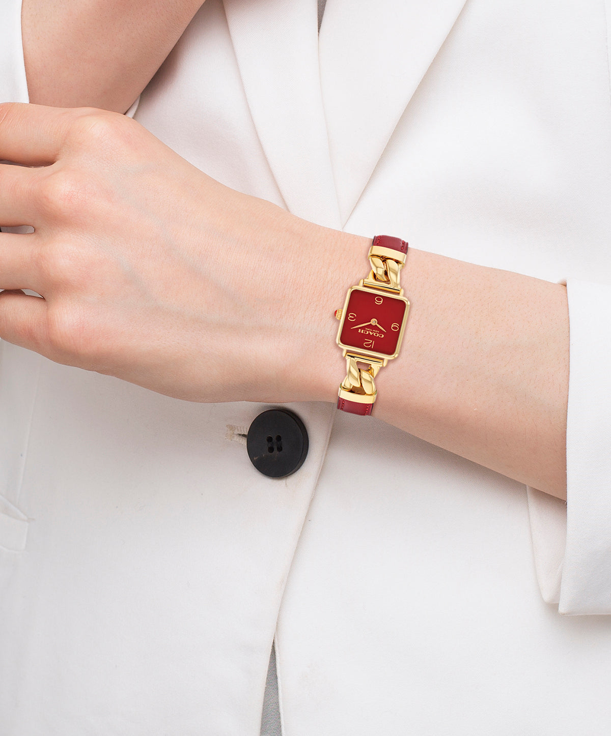 14504358-Cass Watch, 22mm-Red