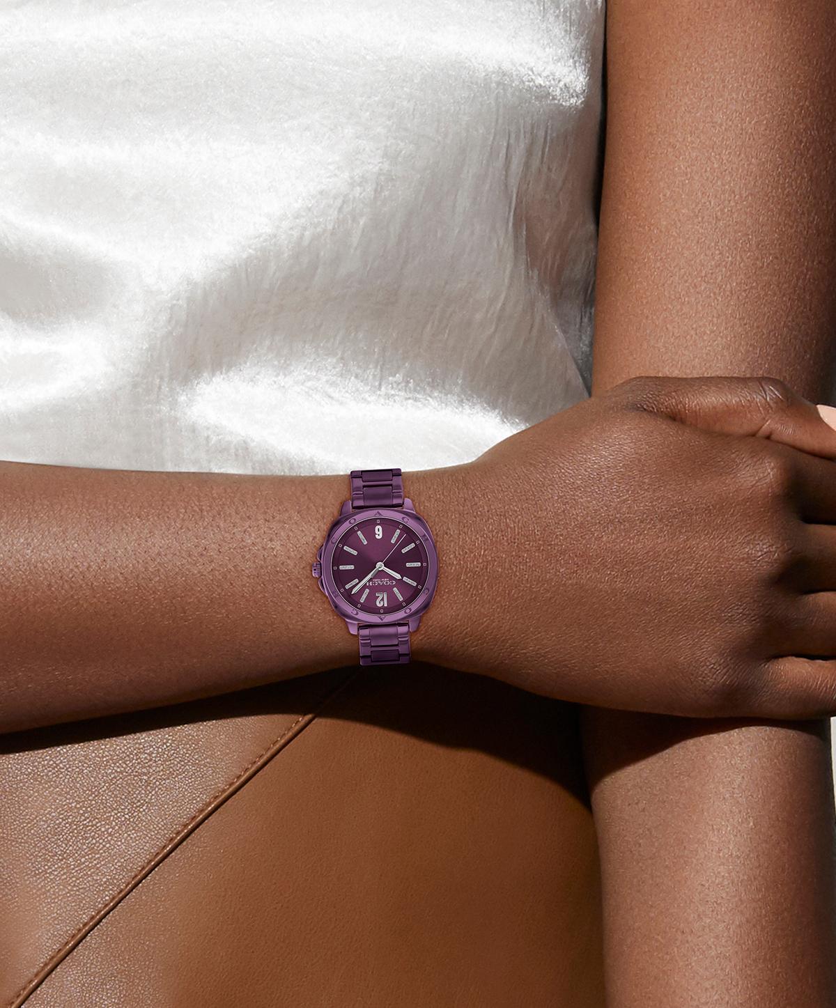 14504466-Kitt Watch, 34mm-Purple