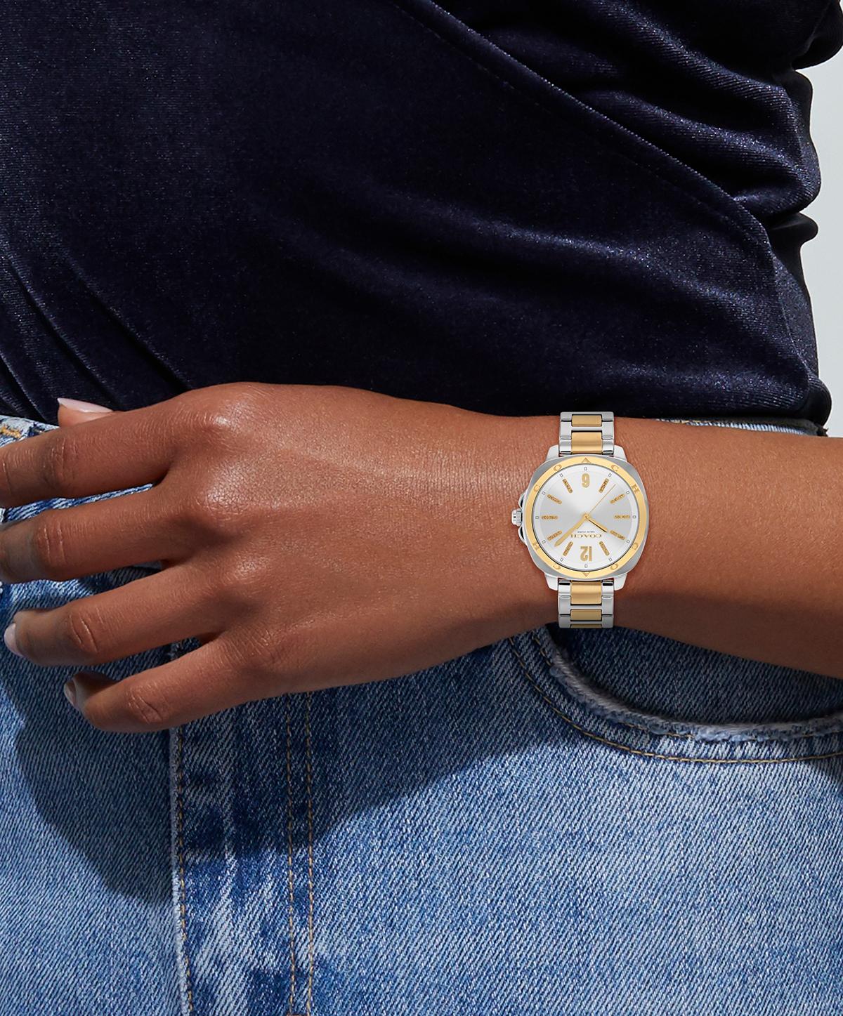 14504544-Kitt Watch, 34mm-Silver White