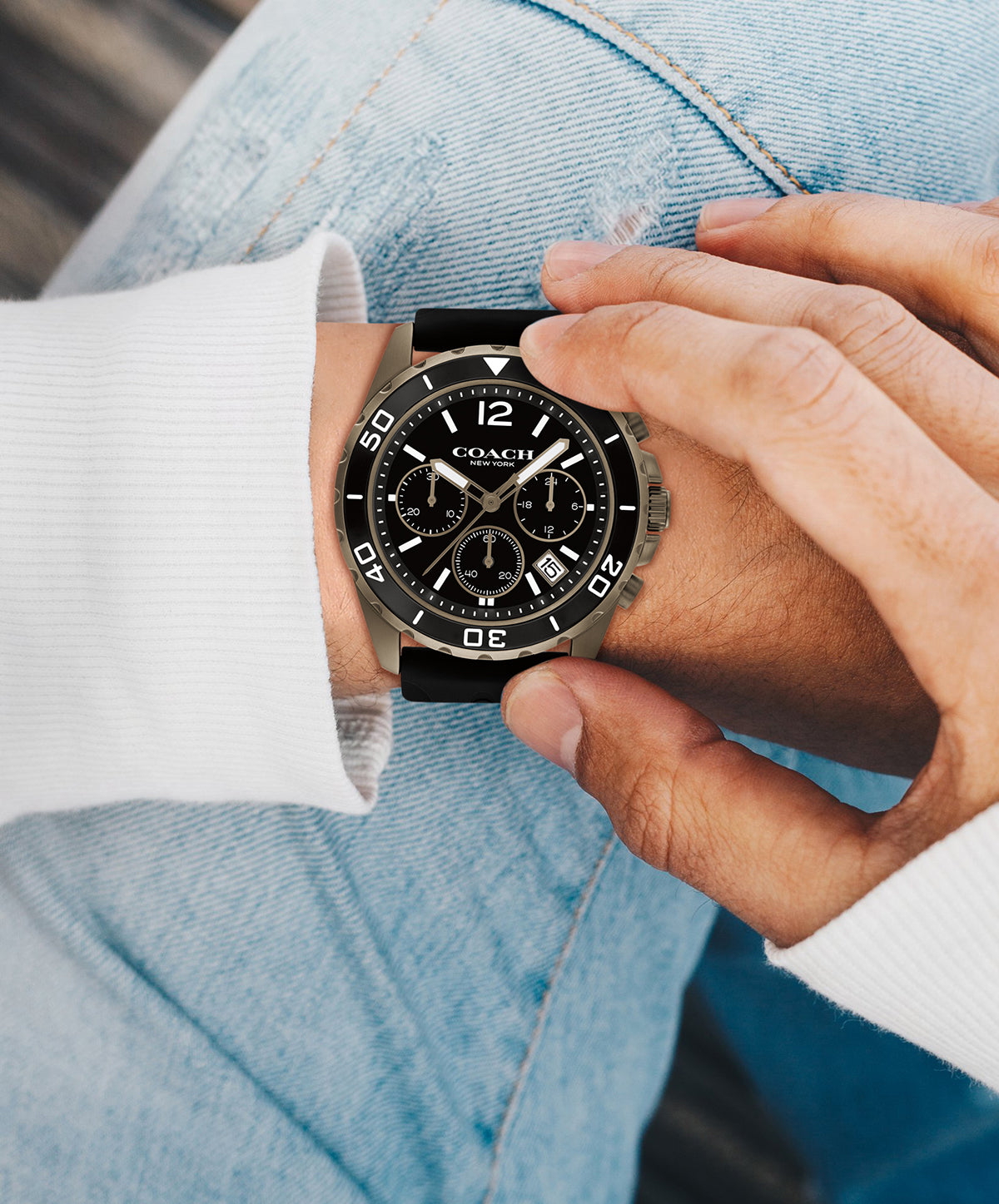 14602643-Kent Watch, 44mm-Black