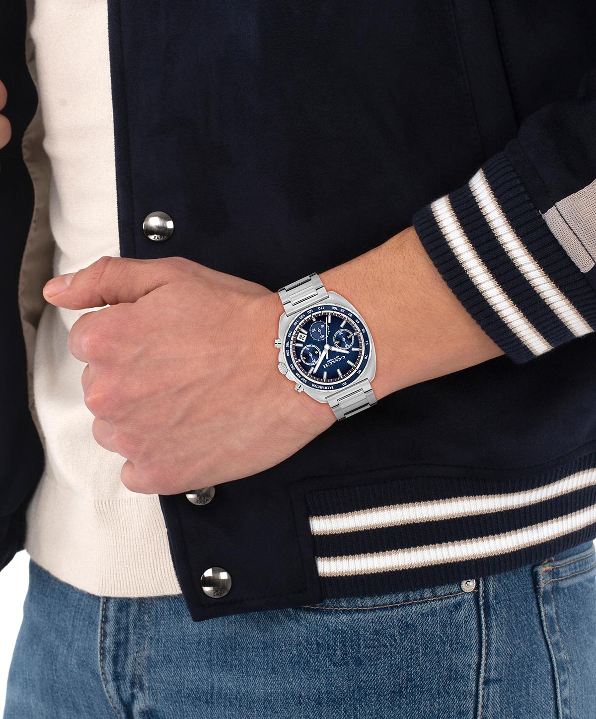 14602737-Charter Chronograph Watch, 39mm-Blue