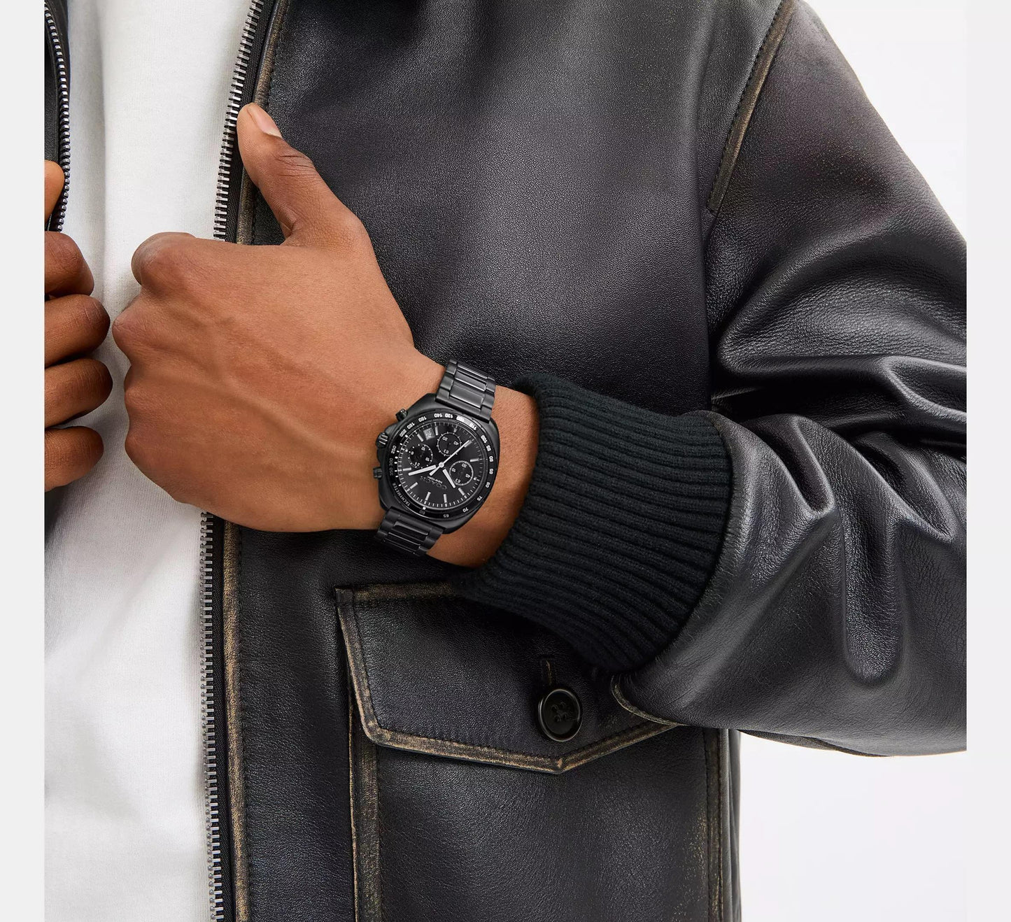 14602739-Charter Chronograph Watch, 39mm-Black