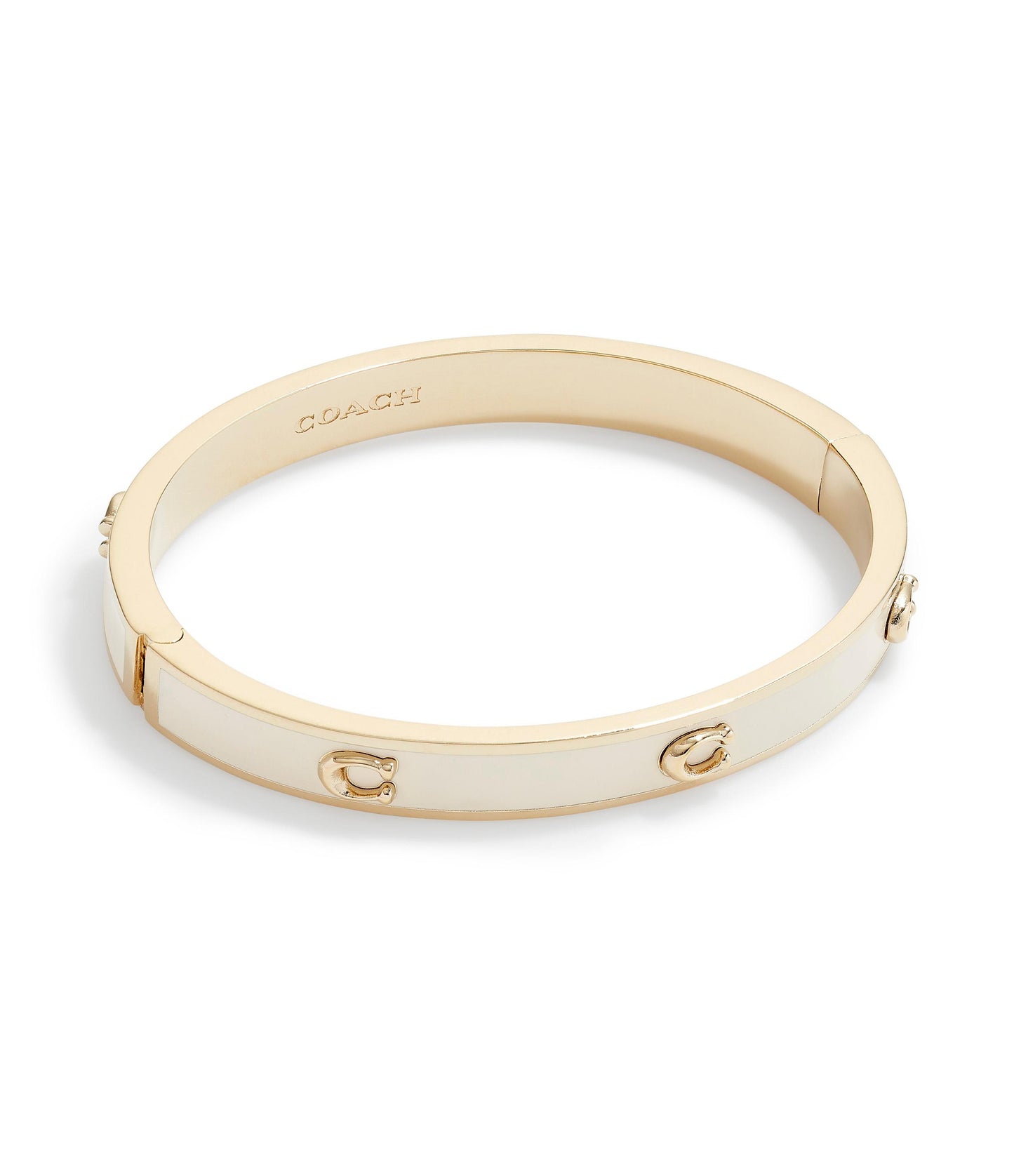 Signature Enamel Bangle Bracelet