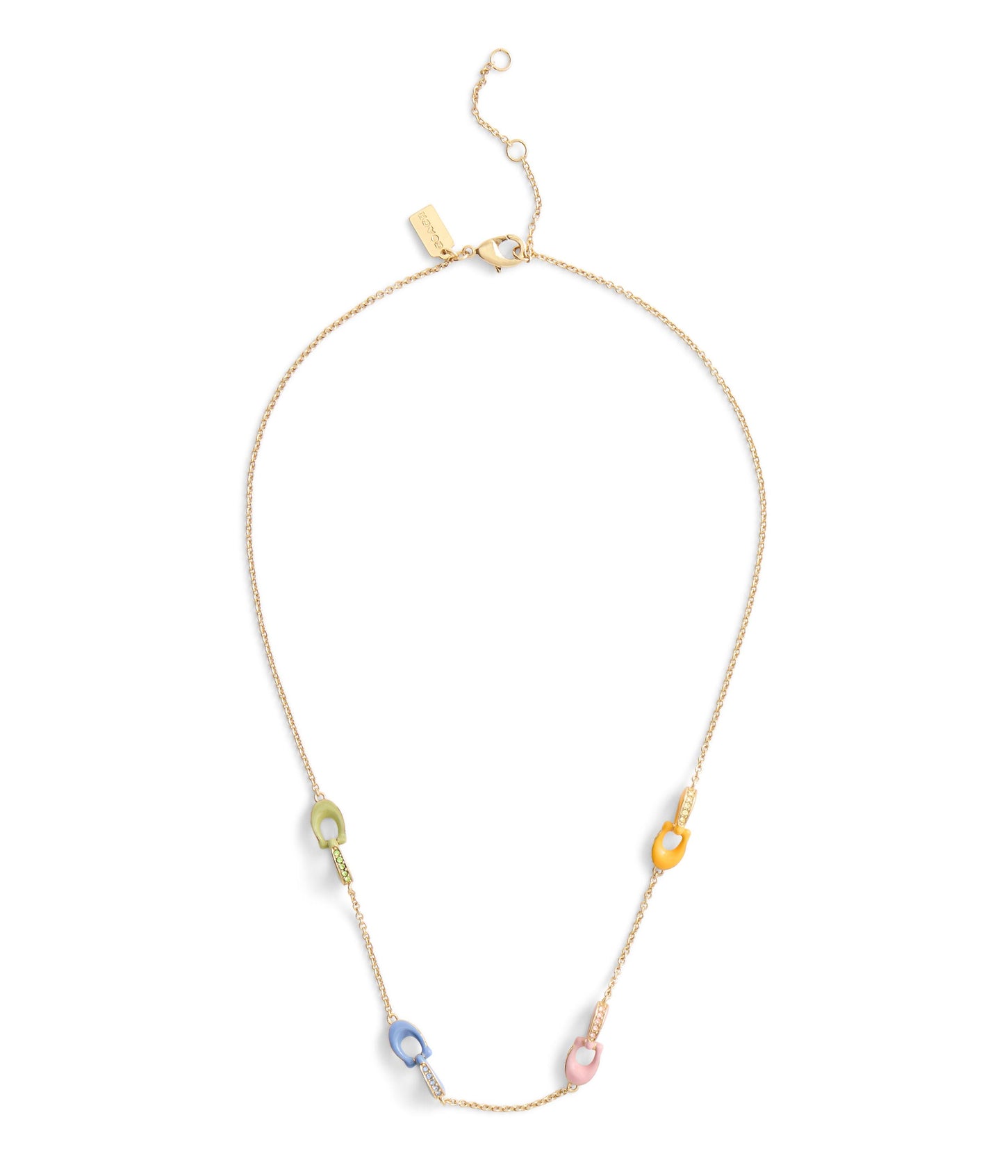 37506219GLD-Signature Pavé C Strand Necklace-Multi