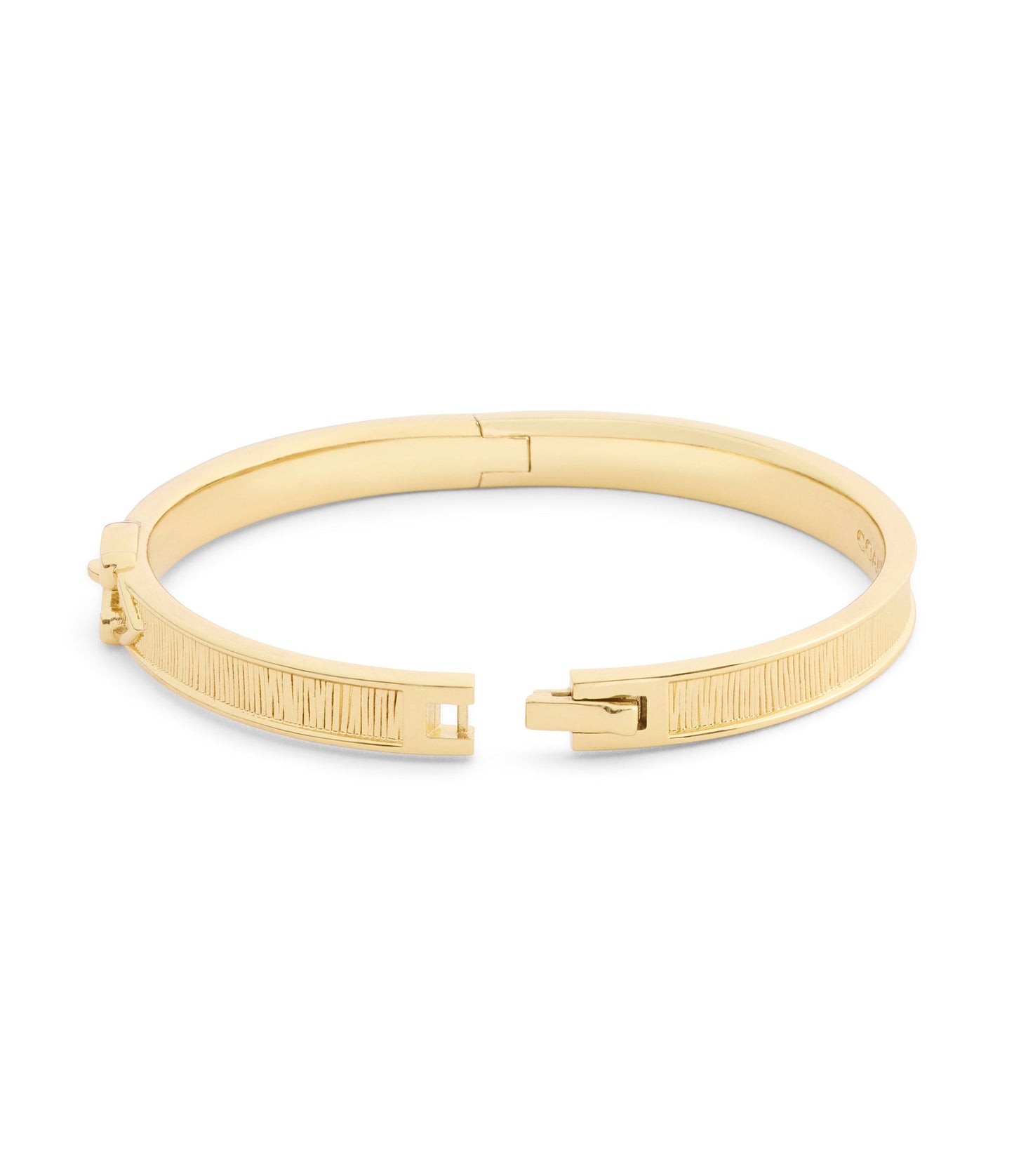 37541321GLD-Signature C Buckle Bangle Bracelet-Gold