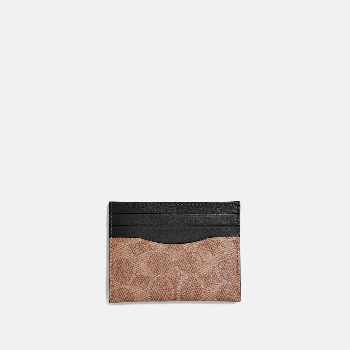 936-Card Case In Signature Canvas-Khaki