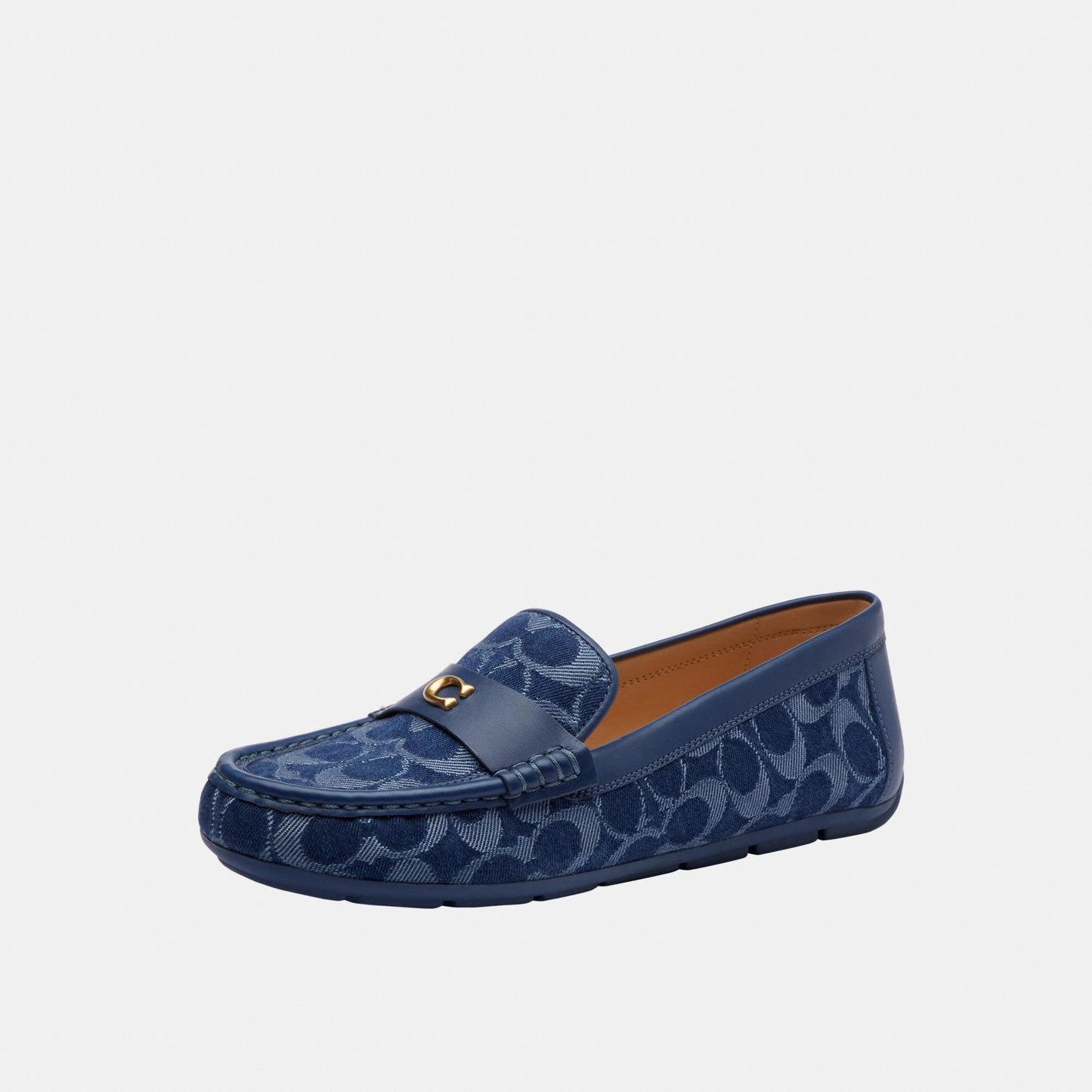 CAS69-Sculpted C Driver In Signature Denim-Deep Blue