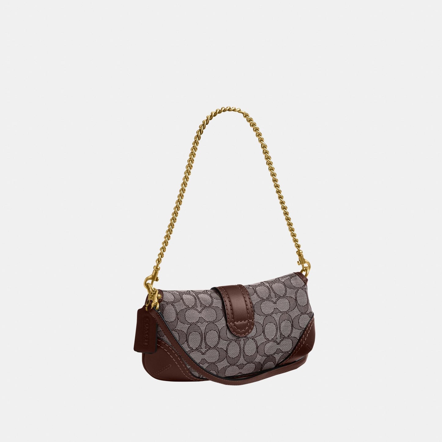 CAN45-Soho Bag 25 In Signature Jacquard-B4/Oak Maple