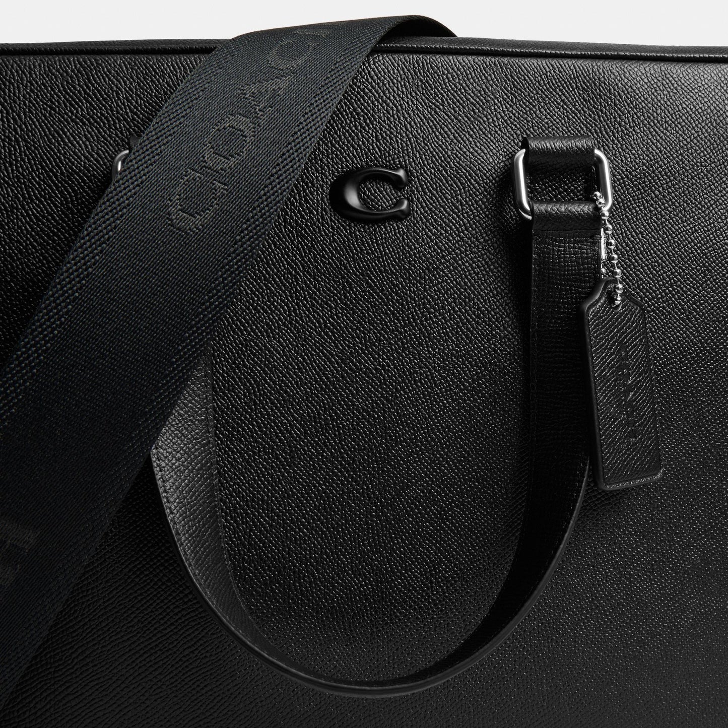 حقيبة بريف"كايدن" من الجلد المحبب