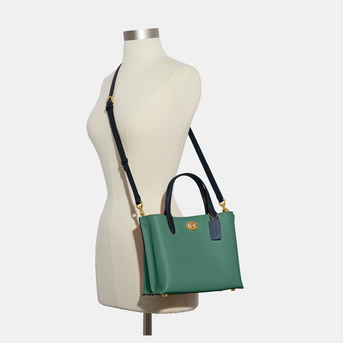 C8561-Willow Tote 24 In Colorblock-B4/Bright Green Multi