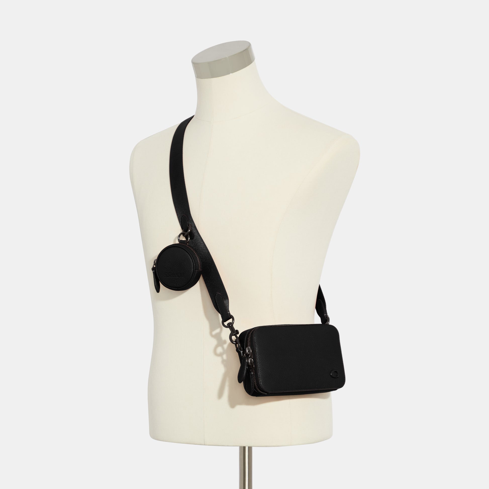 CC070-Charter Slim Crossbody-Black