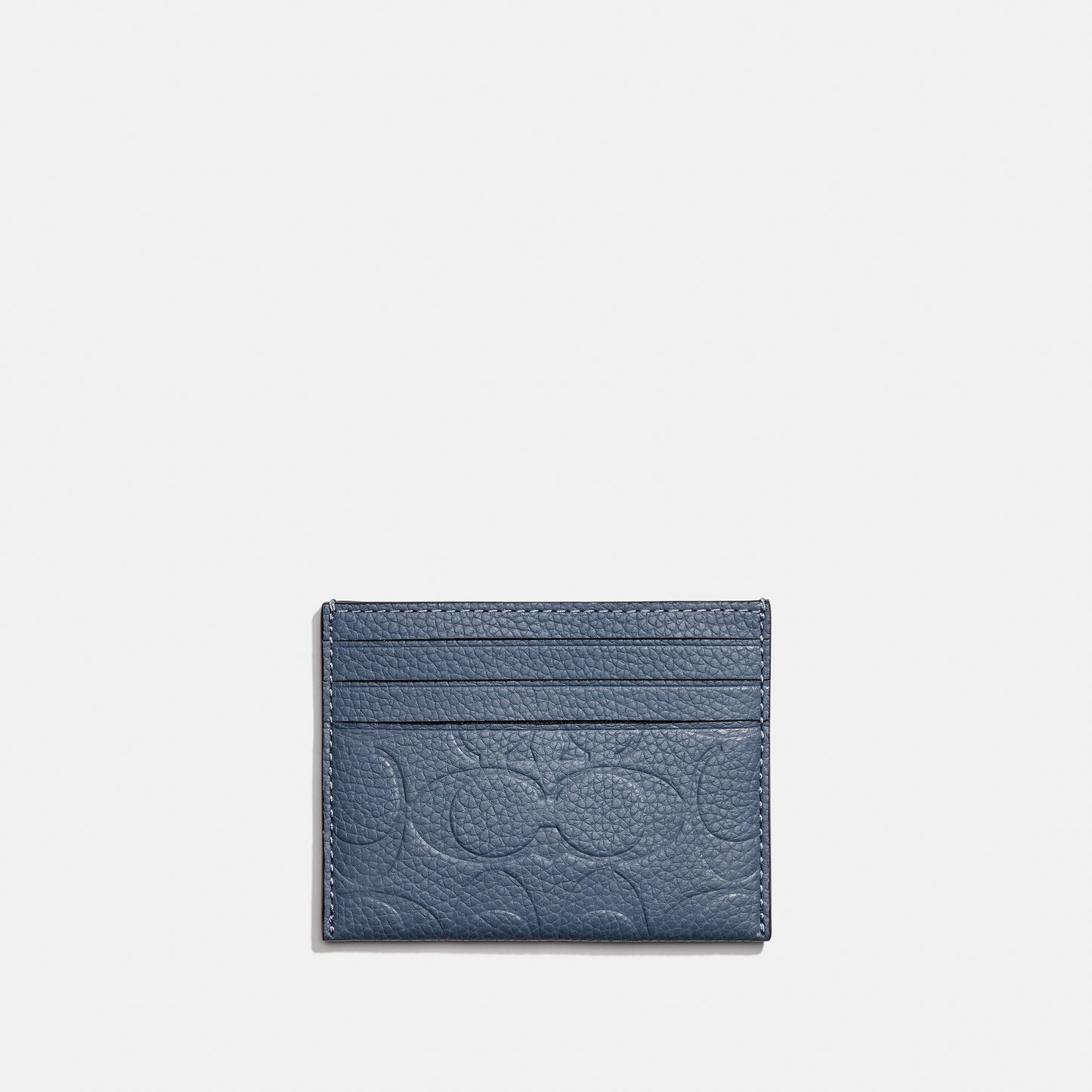 C0941-Card Case In Signature Leather