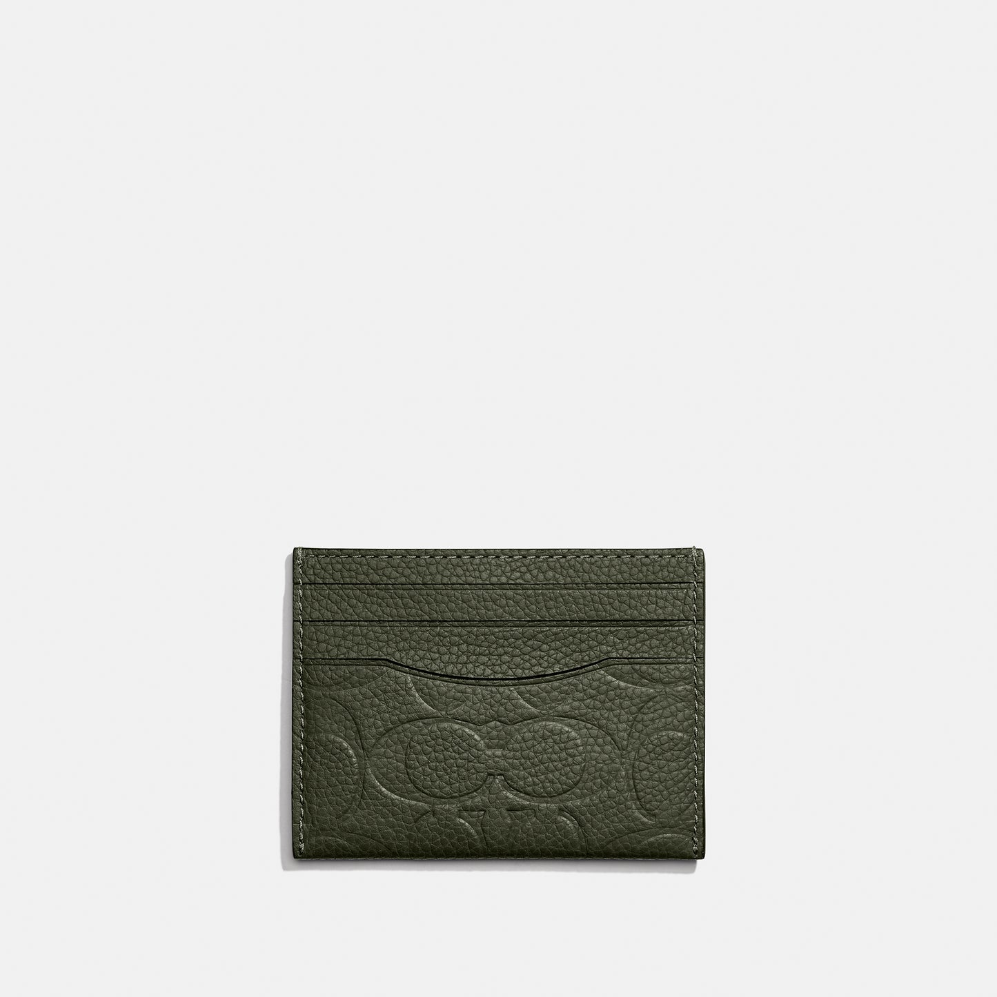 C0941-Card Case In Signature Leather