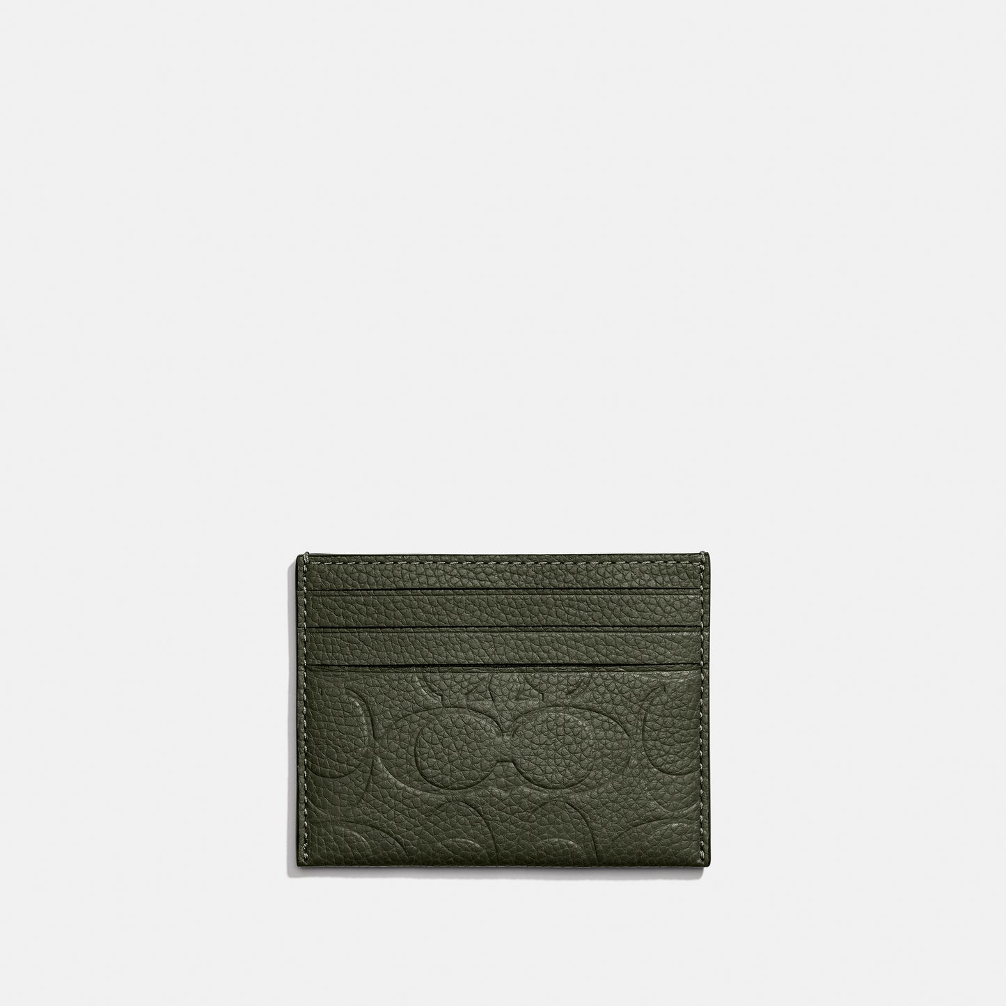 C0941-Card Case In Signature Leather