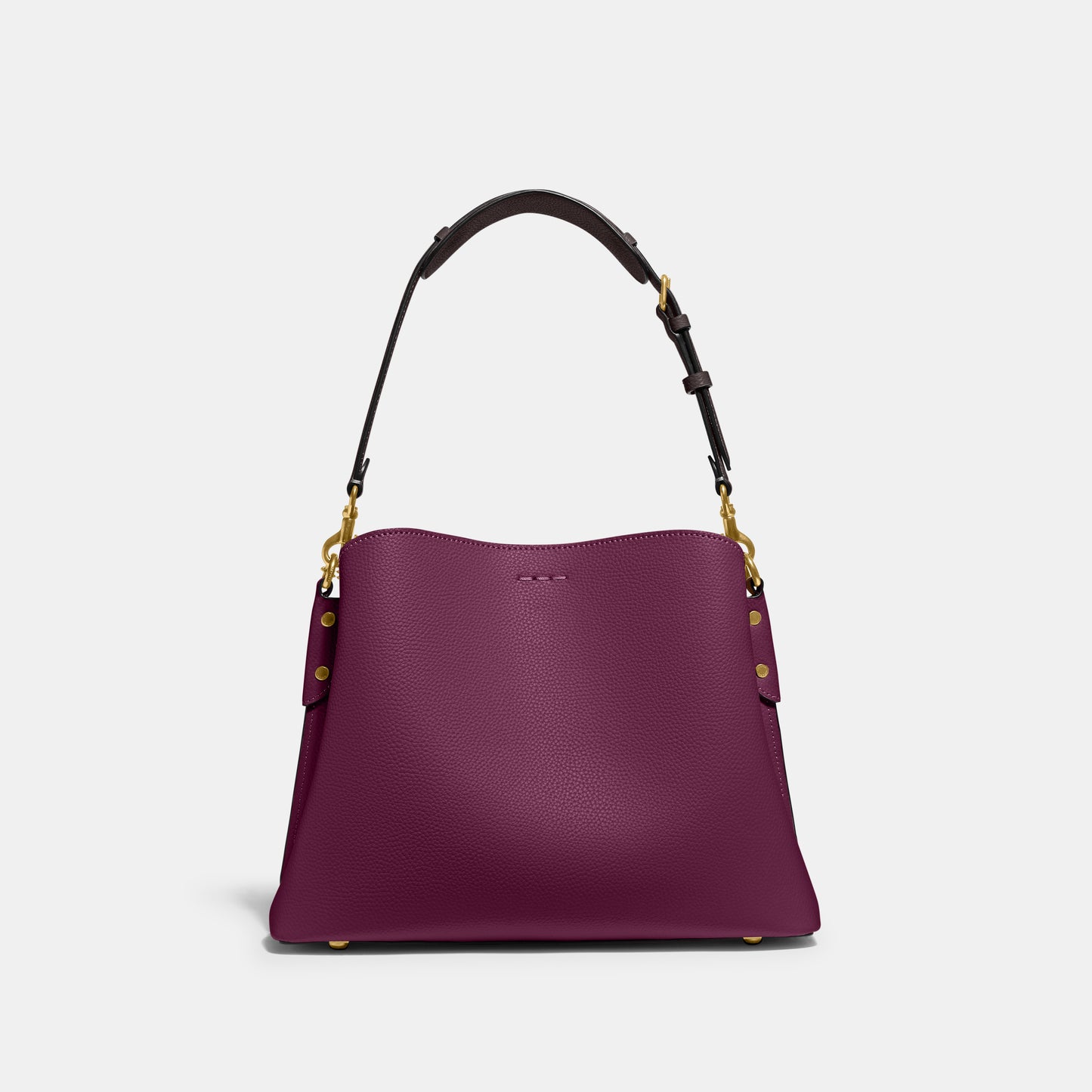 C2590-Willow Shoulder Bag In Colorblock-B4/Deep Berry Multi