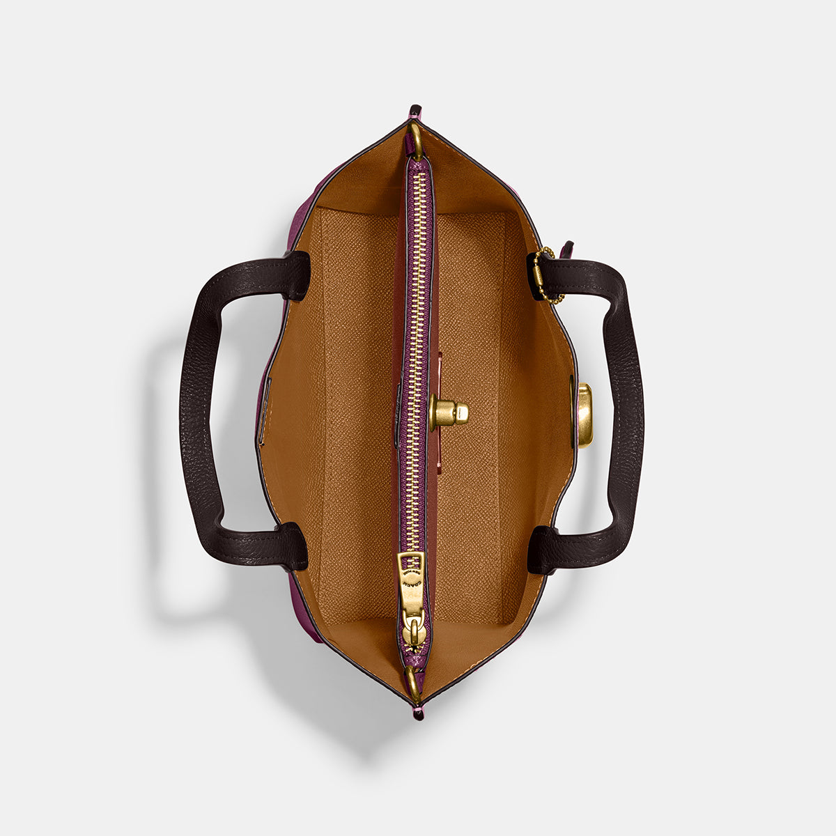 C8561-Willow Tote 24 In Colorblock-B4/Deep Berry Multi