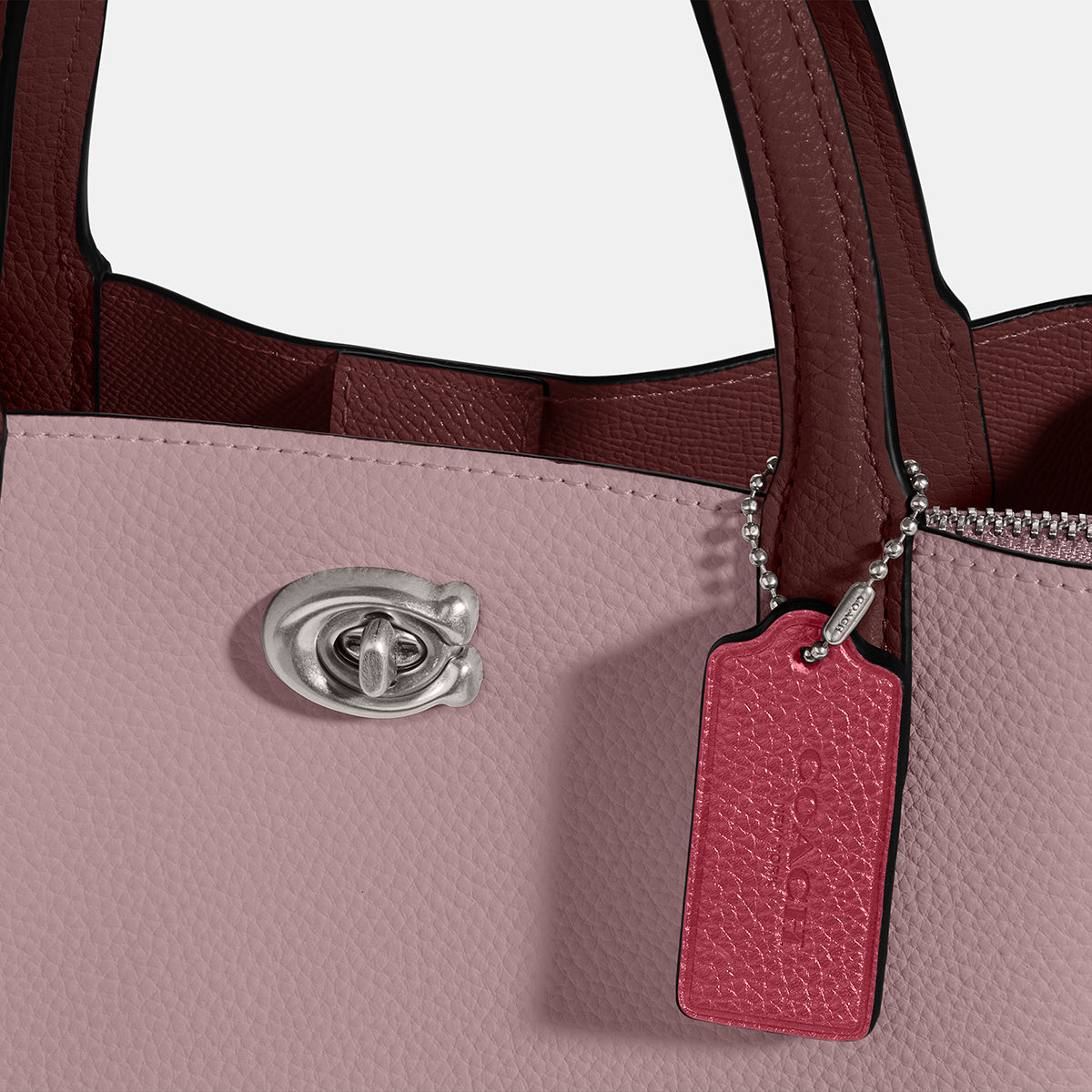 C8561-Willow Tote 24 In Colorblock-Lh/Faded Purple