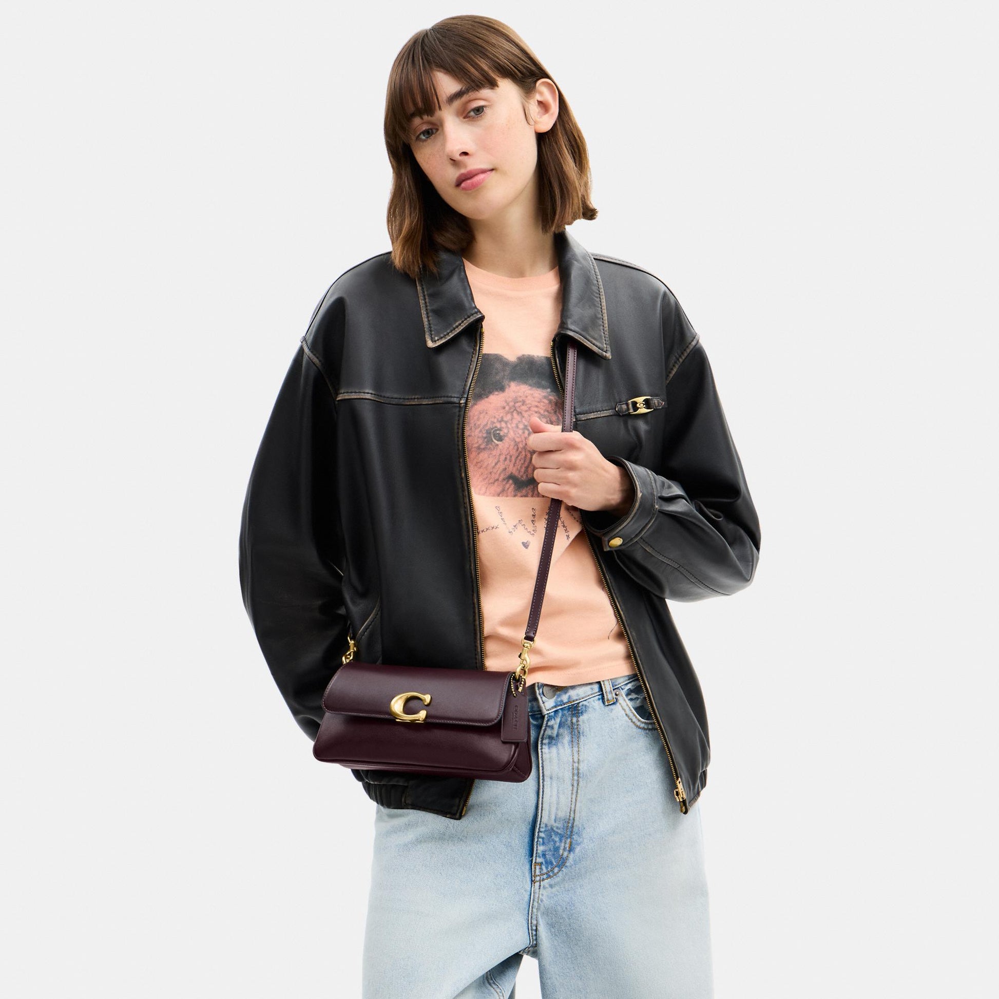 CAM16-Jet Shoulder Bag-B4/Black Currant