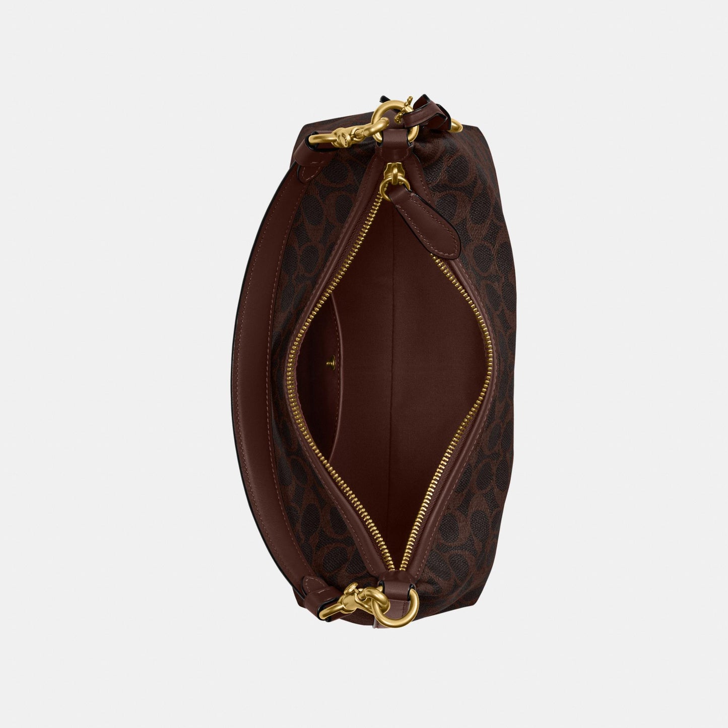 CAM23-Juliet Shoulder Bag In Signature Canvas-B4/Maple Maple