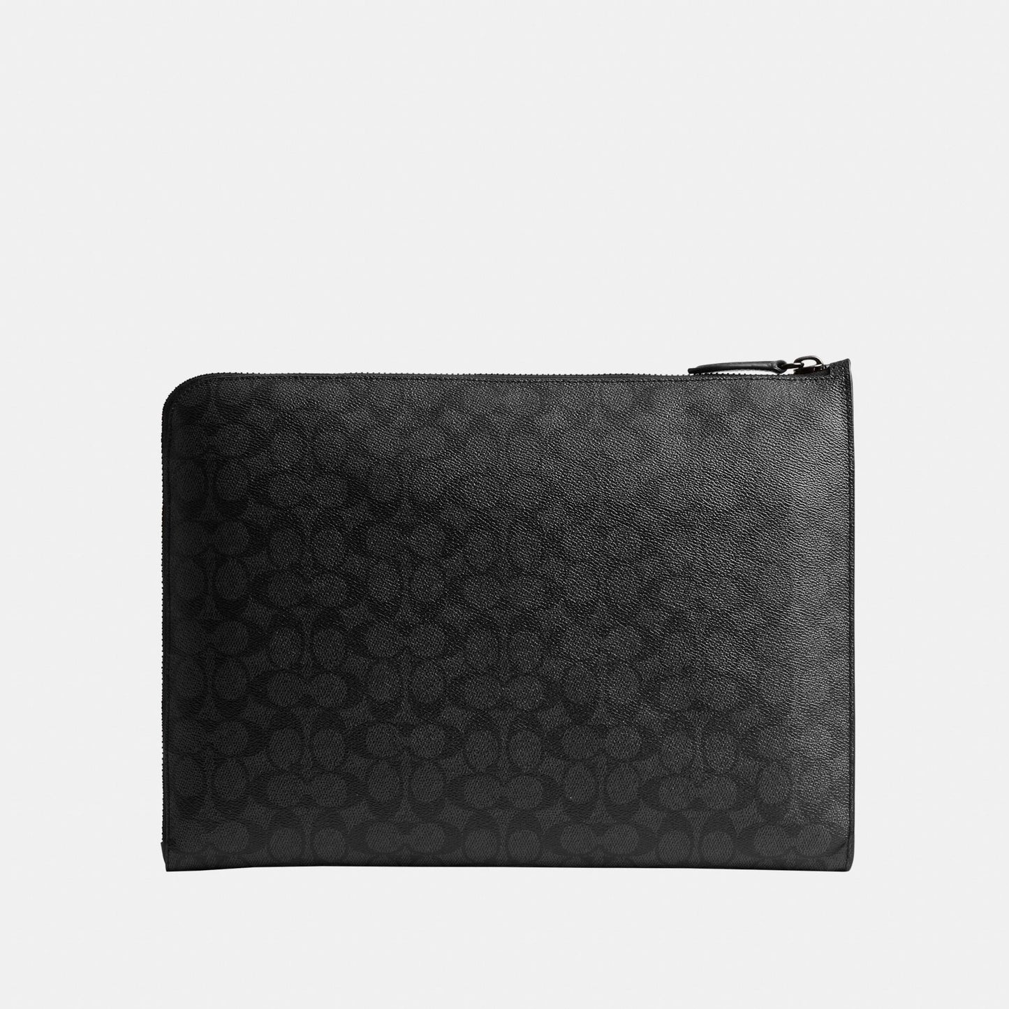 CAN37-LAPTOP CASE IN SIGNATURE CANVAS-CHARCOAL