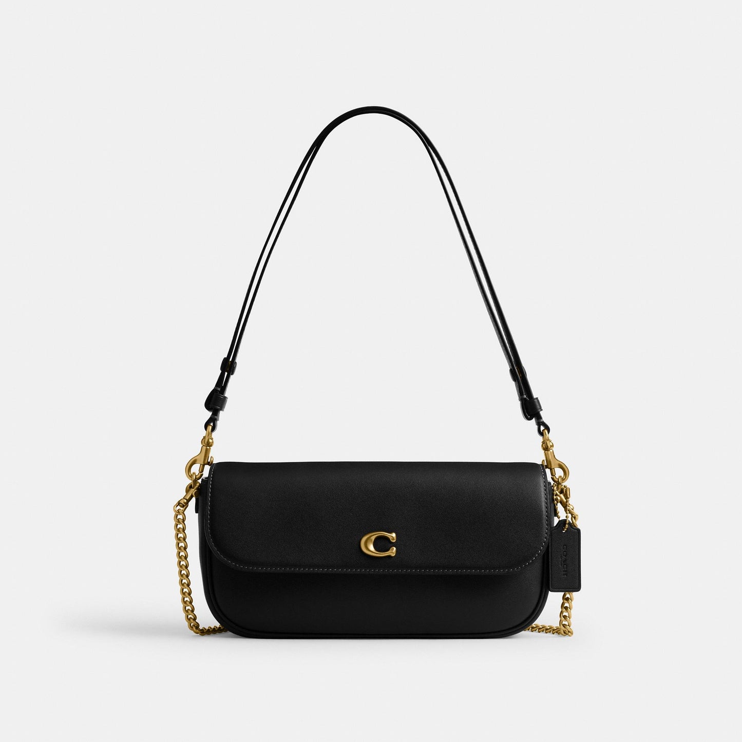 CAN90-Brook Flap Chain Bag-B4/Black