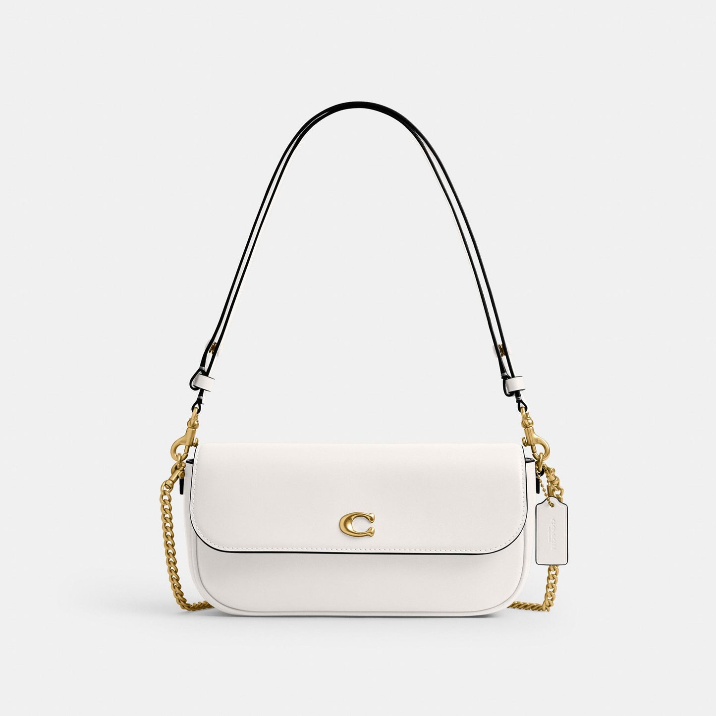 CAN90-Brook Flap Chain Bag-B4/Chalk