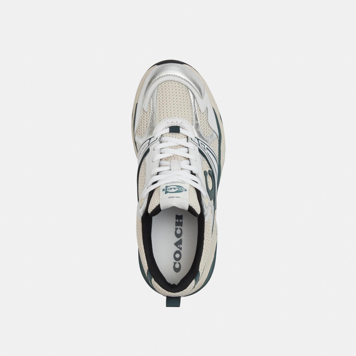 CAQ29-Mesh Sneaker-Dark Teal Multi