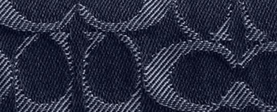 حقيبة "بروك" بطية إغلاق بسلسلة من الدينم بنقشة كوتش