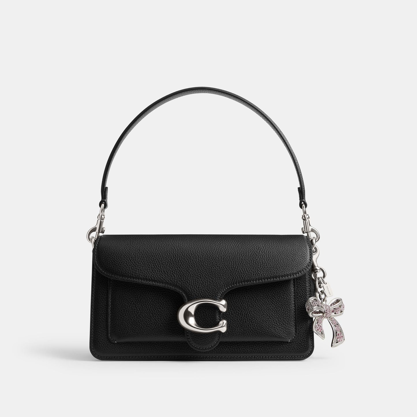 CAX72-Bow Bag Charm-Lh/Purple