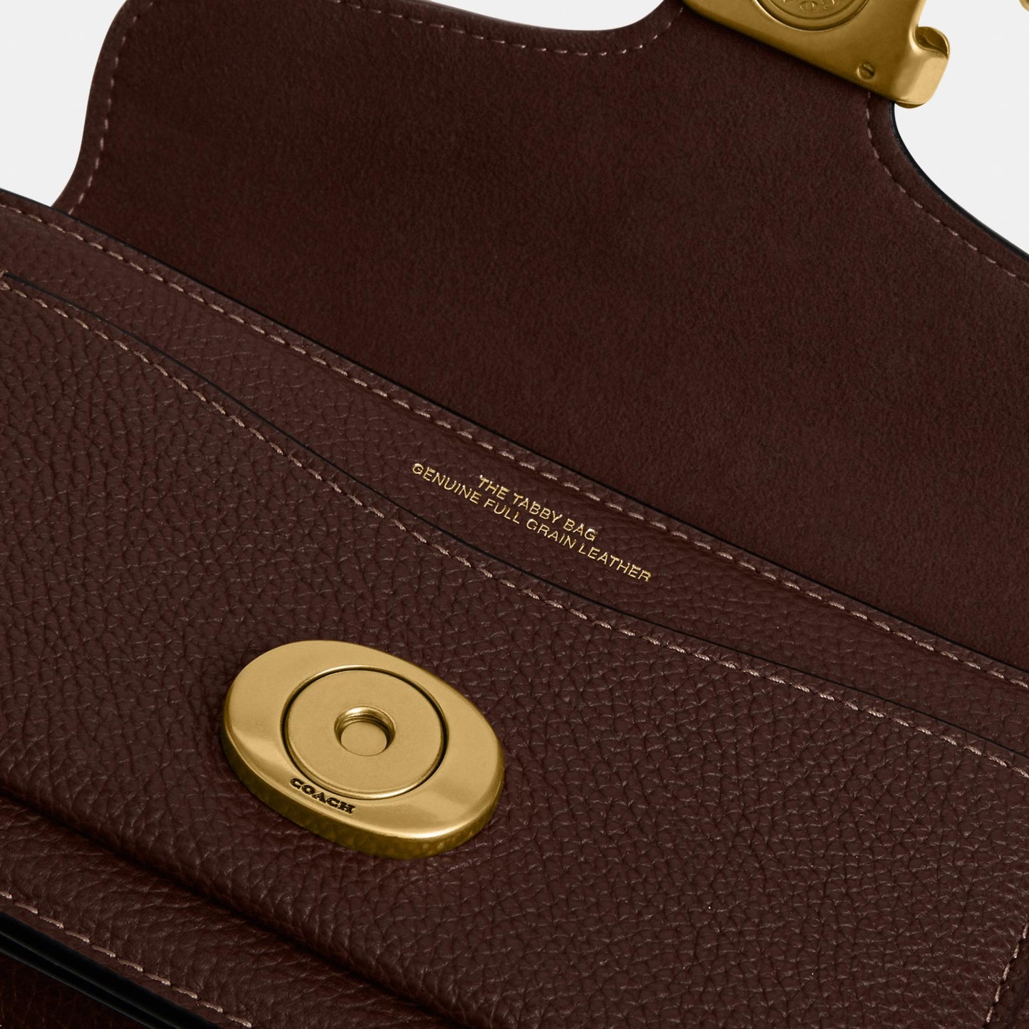 CBF14-Tabby Chain Crossbody Bag 19-B4/Maple