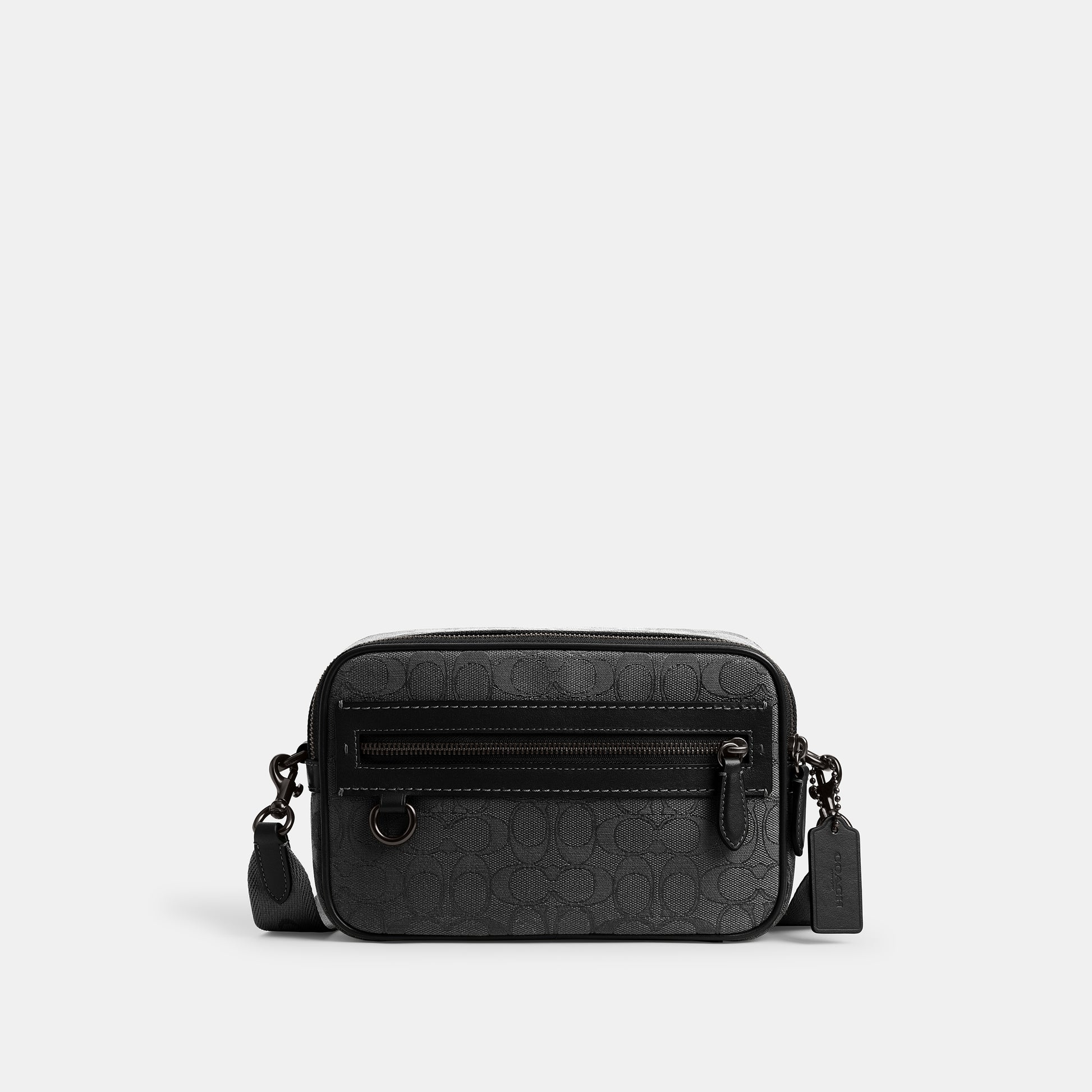 CBF21-Theo Camera Bag In Signature Jacquard-Black