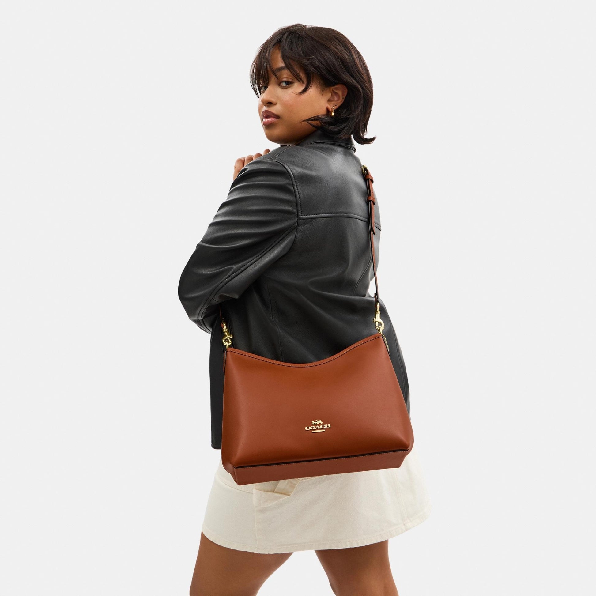CBG99-Laurel Shoulder Bag-Im/Tan