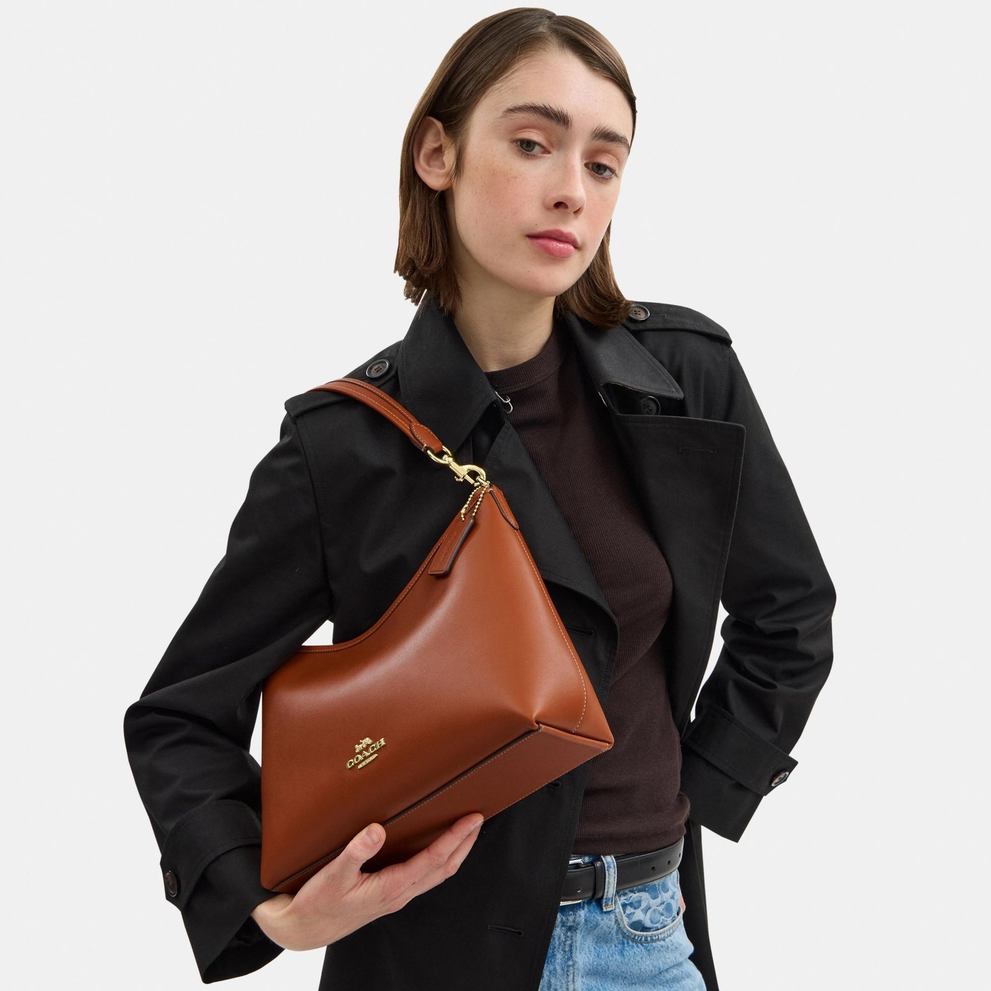 CBG99-Laurel Shoulder Bag-Im/Tan