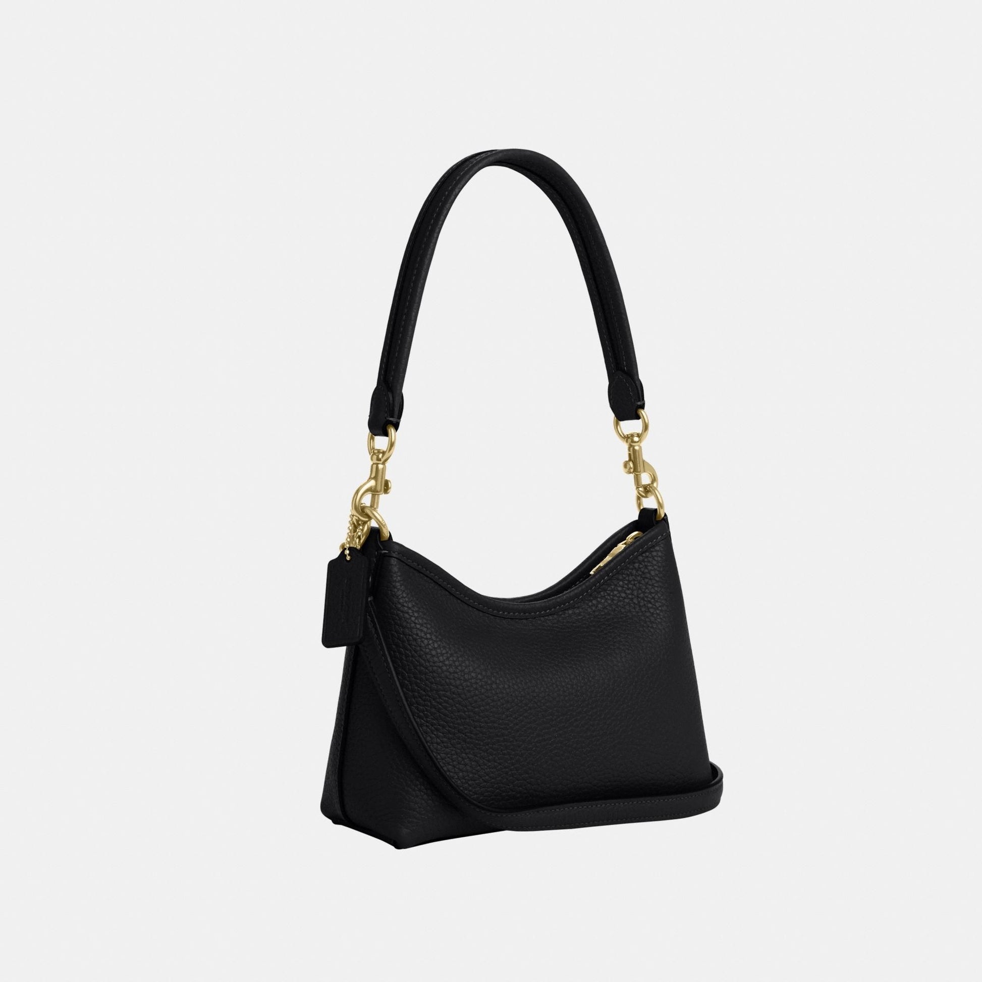 CBH16-Laurel Small Shoulder Bag-Im/Black