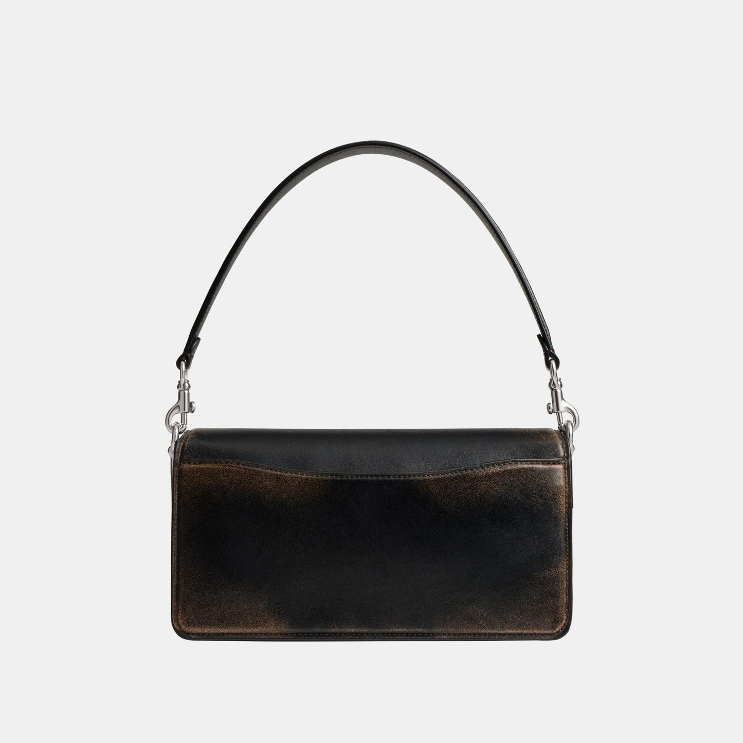 CBH35-Tabby Shoulder Bag 26 In Loved Leather-Lh/Black Brown