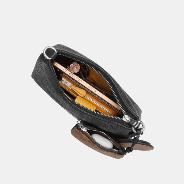 Laurel Small Shoulder Bag With Mirror Charm And Pouch