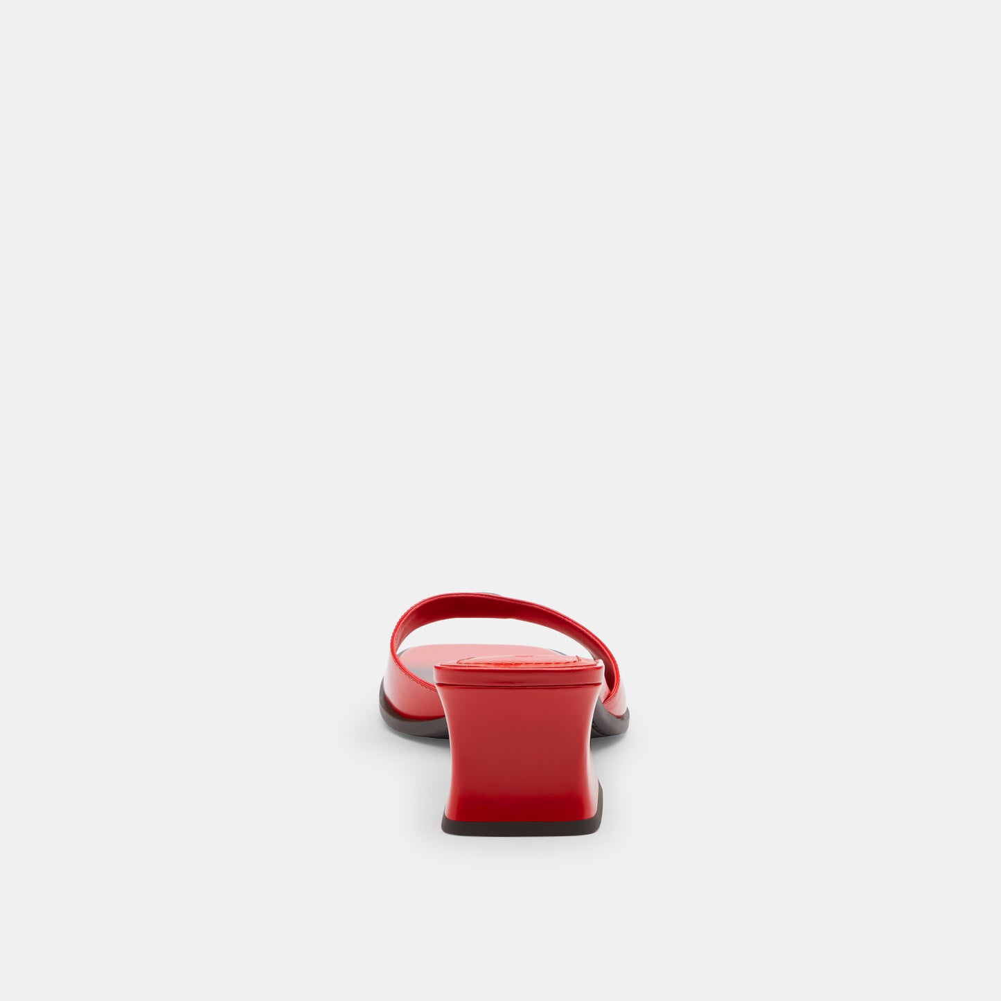 CBO42-Sculpted C Block Heel Sandal-Sport Red