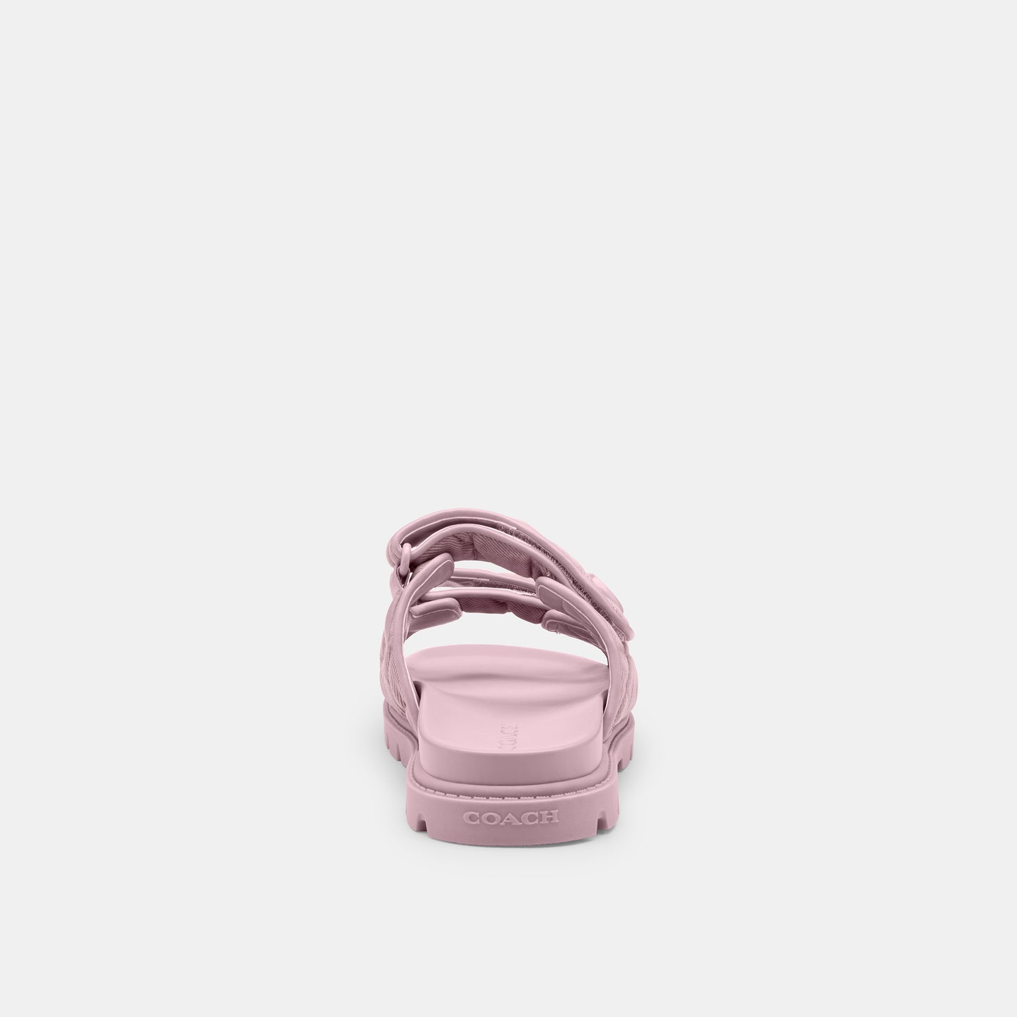 CBO84-Sculpted C Double Band Sandal With Quilting-Ballerina.