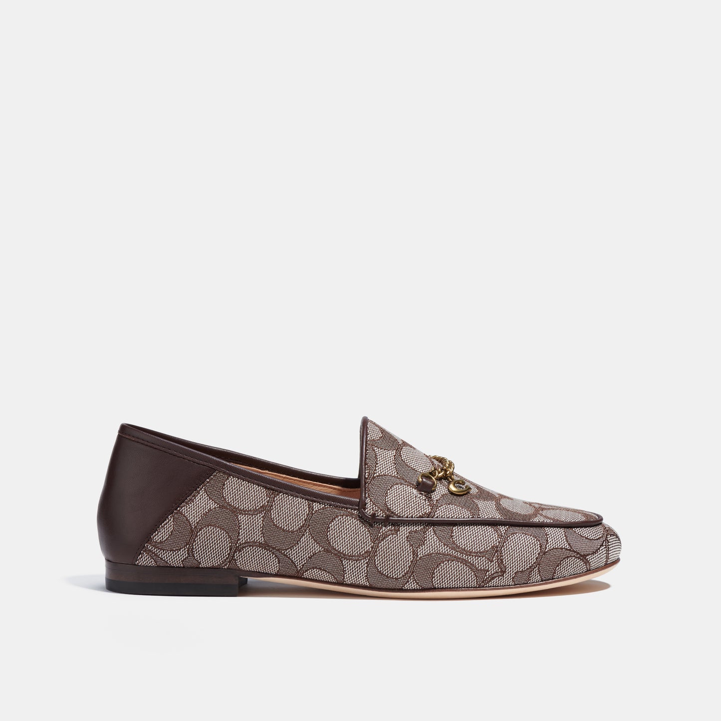 cc888-Hanna Loafer In Signature Jacquard-Oak/Maple