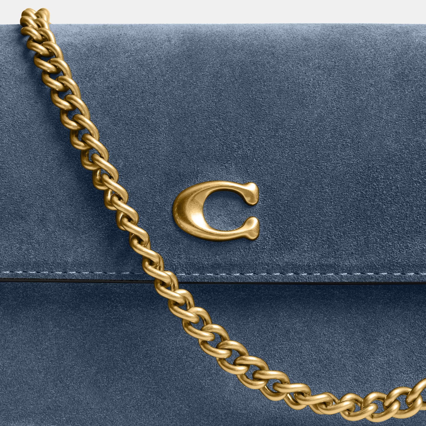 CCD07-Brook Flap Chain Bag-B4/Light Denim