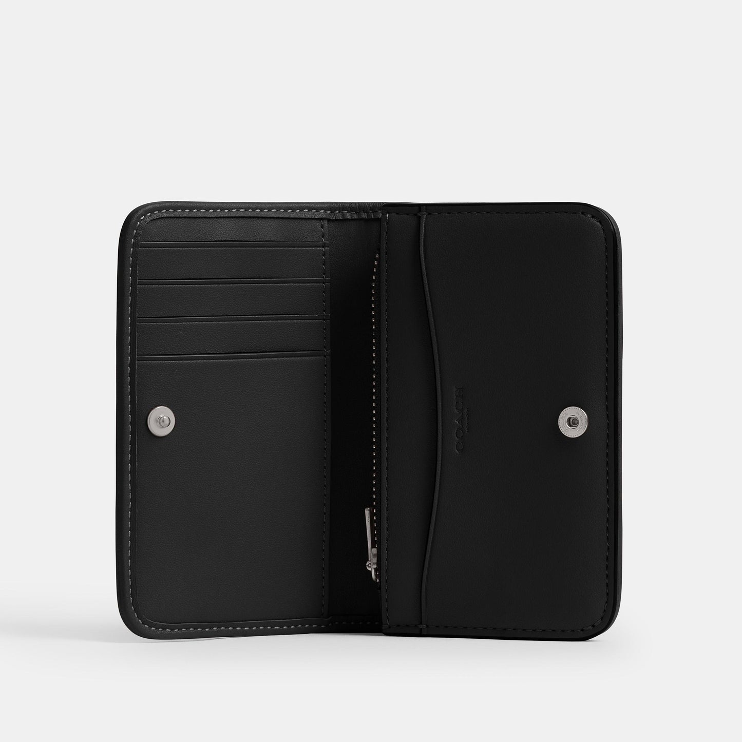 CCD16-Essential Slim Card Case in Crystal Signature Jacquard-Lh/Black