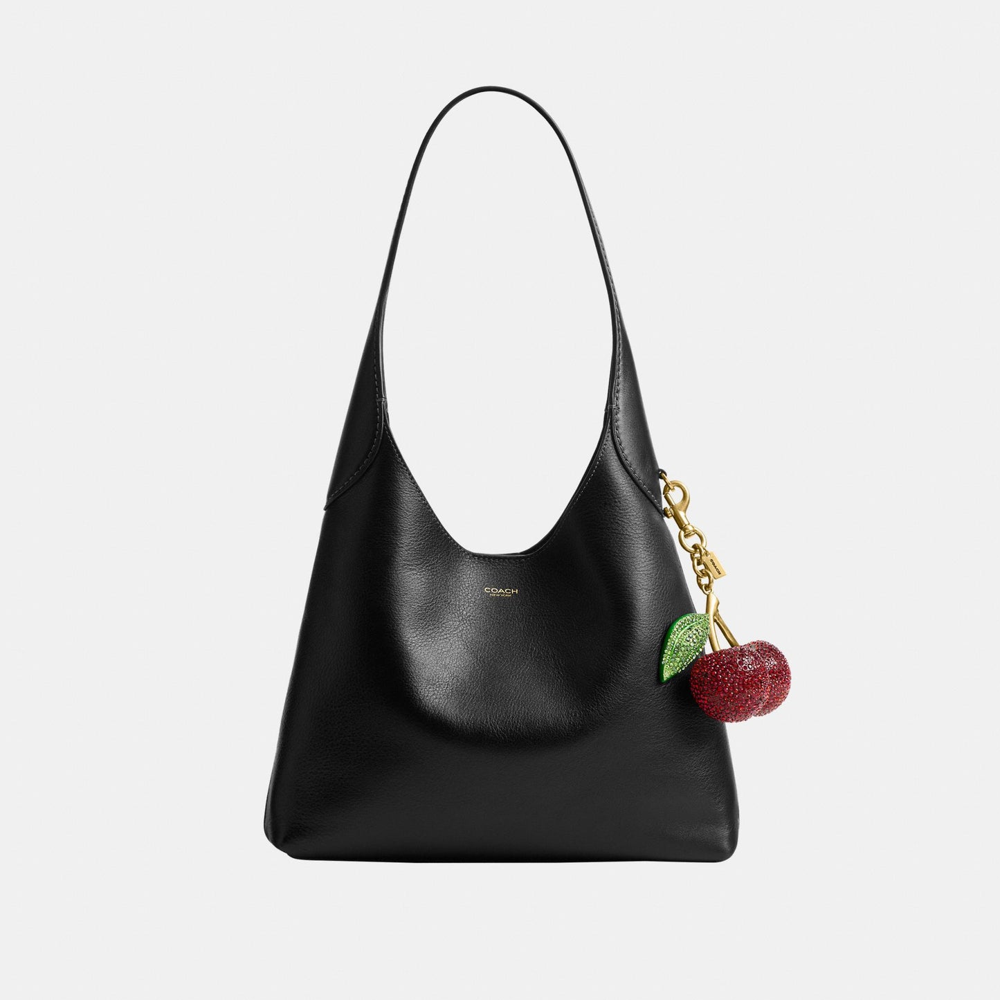 CCD19-Large Crystal Cherry Bag Charm-B4/Red