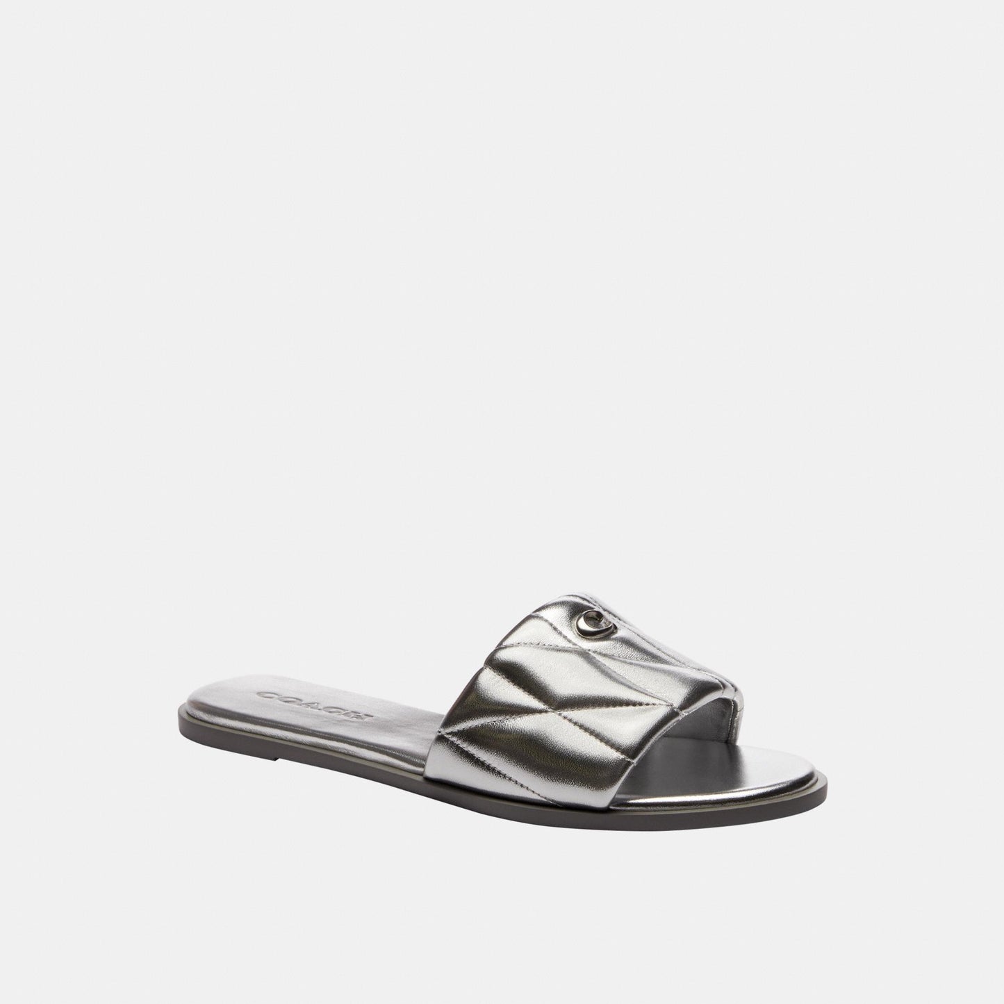 CCH37-Holly Sandal With Quilting-Silver