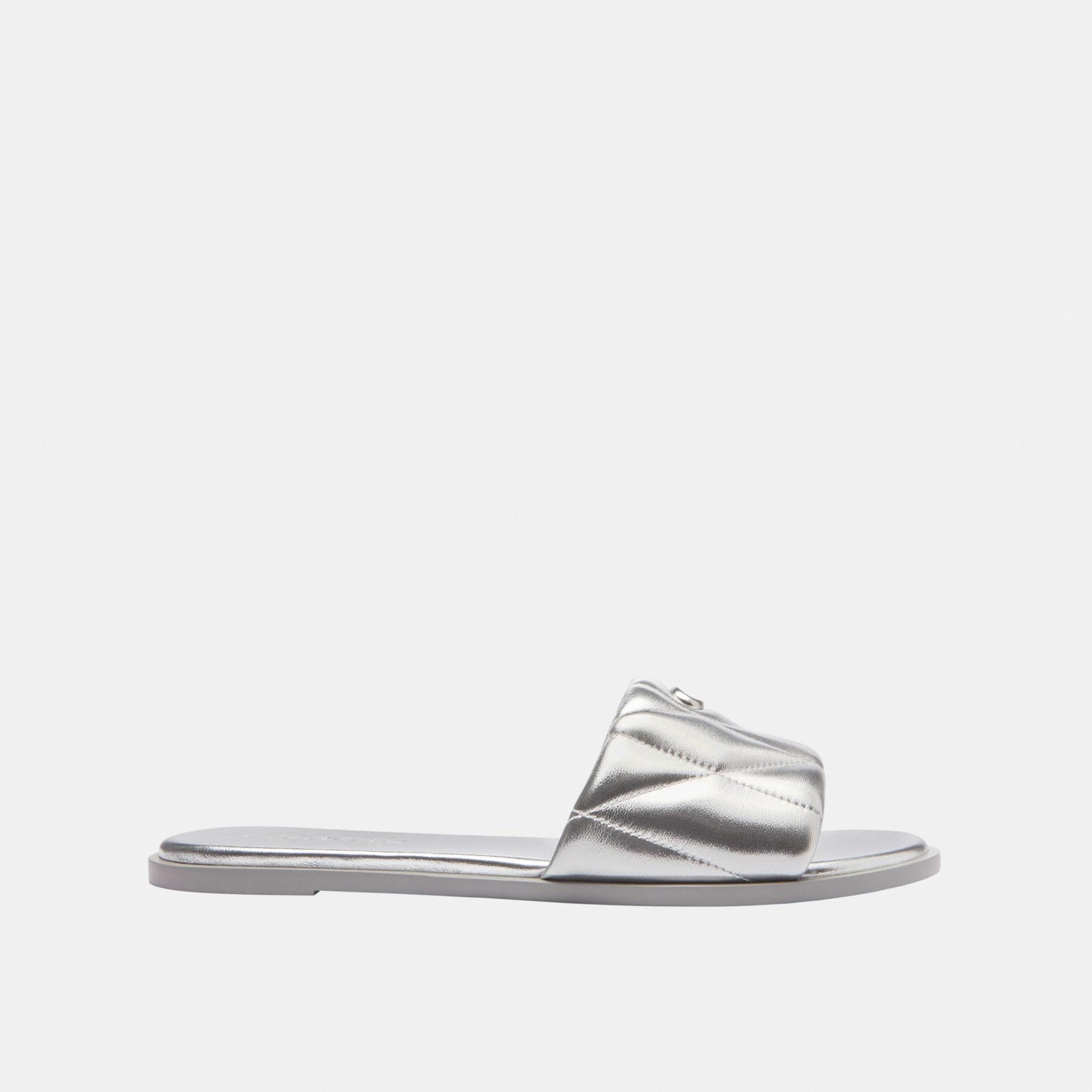 CCH37-Holly Sandal With Quilting-Silver