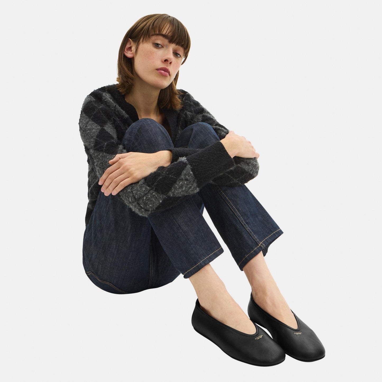 CCH74-Houston Ballet Flat-Black
